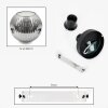 Ripoll Plafoniera, Lampada a sfera Cromo, Chiaro, Grigio fumo, 1-Luce