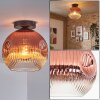 Ripoll Plafoniera, Lampada a sfera Chiaro, Ramato, 1-Luce