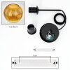Koyoto Lampadario a sospensione, Lampada a sfera, Lampada a sospensione Oro, 1-Luce