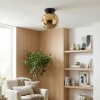 Ripoll Plafoniera, Lampada a sfera Oro, 1-Luce