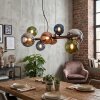Chehalis Lampadario a sospensione, Lampada a sfera, Lampada a sospensione Blu, Cromo, Verde, Ramato, Grigio fumo, 8-Luci