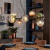 Chehalis Lampadario a sospensione, Lampada a sfera, Lampada a sospensione Blu, Verde, Chiaro, Ramato, 8-Luci