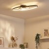Lunik Plafoniera LED Nero, 1-Luce