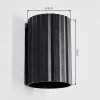 Fonir Lampade Up & Down, Applique Nero, 1-Luce