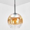 Ripoll Lampadario a sospensione, Lampada a sfera, Lampada a sospensione Ambrato, Chiaro, 1-Luce