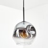 Ripoll Lampadario a sospensione, Lampada a sfera, Lampada a sospensione Chiaro, Grigio fumo, 1-Luce