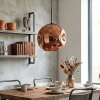 Ripoll Lampadario a sospensione, Lampada a sfera, Lampada a sospensione Ramato, 1-Luce