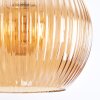 Koyoto Lampadario a sospensione, Lampada a sfera, Lampada a sospensione Ambrato, 4-Luci