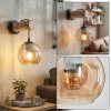 Koyoto Lampada a sfera, Applique Écru, Nero, 1-Luce