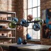 Chehalis Lampadario a sospensione, Lampada a sfera, Lampada a sospensione Blu, Verde, Ramato, 8-Luci