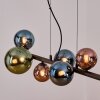 Chehalis Lampadario a sospensione, Lampada a sfera, Lampada a sospensione Blu, Verde, Ramato, 8-Luci