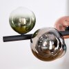 Chehalis Lampadario a sospensione, Lampada a sfera, Lampada a sospensione Blu, Cromo, Verde, Chiaro, Ramato, Grigio fumo, 8-Luci