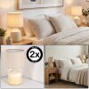Mirvel Lampada da tavolo Crema, Bianco, 1-Luce