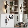 Solir Applique LED Nero, 1-Luce