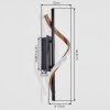Solir Applique LED Nero, 1-Luce