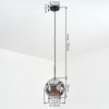 Ripoll Lampadario a sospensione, Lampada a sfera, Lampada a sospensione Grigio fumo, 1-Luce