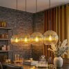 Koyoto Lampadario a sospensione, Lampada a sfera, Lampada a sospensione Oro, Chiaro, 4-Luci