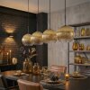 Koyoto Lampadario a sospensione, Lampada a sfera, Lampada a sospensione Oro, Chiaro, 4-Luci