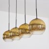 Koyoto Lampadario a sospensione, Lampada a sfera, Lampada a sospensione Oro, Chiaro, 4-Luci
