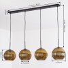 Koyoto Lampadario a sospensione, Lampada a sfera, Lampada a sospensione Oro, 4-Luci