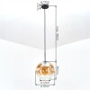 Ripoll Lampadario a sospensione, Lampada a sfera, Lampada a sospensione Ambrato, Chiaro, 1-Luce