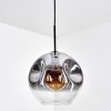 Ripoll Lampadario a sospensione, Lampada a sfera, Lampada a sospensione Chiaro, Grigio fumo, 1-Luce
