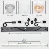 Koyoto Lampadario a sospensione, Lampada a sfera, Lampada a sospensione Ambrato, Chiaro, Grigio fumo, 3-Luci