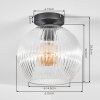 Koyoto Plafoniera, Lampada a sfera 25 cm Chiaro, 1-Luce