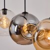 Ripoll Lampadario a sospensione, Lampada a sfera, Lampada a sospensione Ambrato, Chiaro, Grigio fumo, 4-Luci