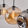 Ripoll Lampadario a sospensione, Lampada a sfera, Lampada a sospensione Ambrato, Chiaro, Grigio fumo, 4-Luci
