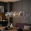 Ripoll Lampadario a sospensione, Lampada a sfera, Lampada a sospensione Ambrato, Chiaro, Grigio fumo, 4-Luci