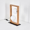 Zanin Lampada a sfera, Lampada da tavolo Écru, Nero, 2-Luci