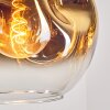 Ripoll Lampadario a sospensione, Lampada a sfera, Lampada a sospensione Oro, Chiaro, 1-Luce