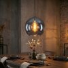 Koyoto Lampadario a sospensione, Lampada a sfera, Lampada a sospensione 30 cm Blu, 1-Luce
