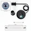 Koyoto Lampadario a sospensione, Lampada a sfera, Lampada a sospensione 30 cm Blu, 1-Luce