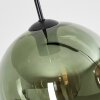 Koyoto Lampadario a sospensione, Lampada a sfera, Lampada a sospensione Blu, Verde, Ramato, 3-Luci