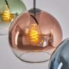 Koyoto Lampadario a sospensione, Lampada a sfera, Lampada a sospensione Blu, Verde, Chiaro, Ramato, 3-Luci