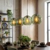 Koyoto Lampadario a sospensione, Lampada a sfera, Lampada a sospensione Verde, 4-Luci