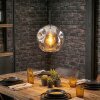 Ripoll Lampadario a sospensione, Lampada a sfera, Lampada a sospensione Cromo, Chiaro, Grigio fumo, 1-Luce