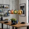 Ripoll Lampadario a sospensione, Lampada a sfera, Lampada a sospensione Blu, Oro, Verde, Ramato, 4-Luci
