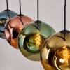 Ripoll Lampadario a sospensione, Lampada a sfera, Lampada a sospensione Blu, Oro, Verde, Ramato, 4-Luci