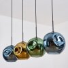 Ripoll Lampadario a sospensione, Lampada a sfera, Lampada a sospensione Blu, Oro, Verde, 4-Luci