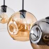 Ripoll Lampadario a sospensione, Lampada a sfera, Lampada a sospensione Ambrato, Chiaro, Grigio fumo, 4-Luci
