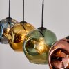 Ripoll Lampadario a sospensione, Lampada a sfera, Lampada a sospensione Blu, Oro, Verde, Ramato, 4-Luci