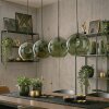 Ripoll Lampadario a sospensione, Lampada a sfera, Lampada a sospensione Verde, 4-Luci