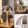 Garil Lampada da tavolo Nichel opaco, 1-Luce