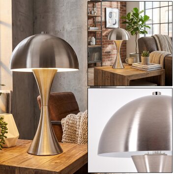 Garil Lampada da tavolo Nichel opaco, 1-Luce