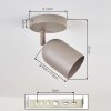 Horen Plafoniera, Faretto da soffitto Sabbia, 1-Luce