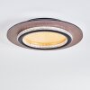 Lidor Plafoniera LED Oro, Nero, 1-Luce