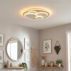 Horal Plafoniera LED Sabbia, Bianco, 1-Luce